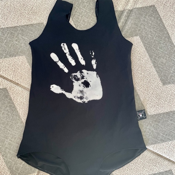 ❌SOLD❌Nununu hand print swimming suit - Picture 2 of 4
